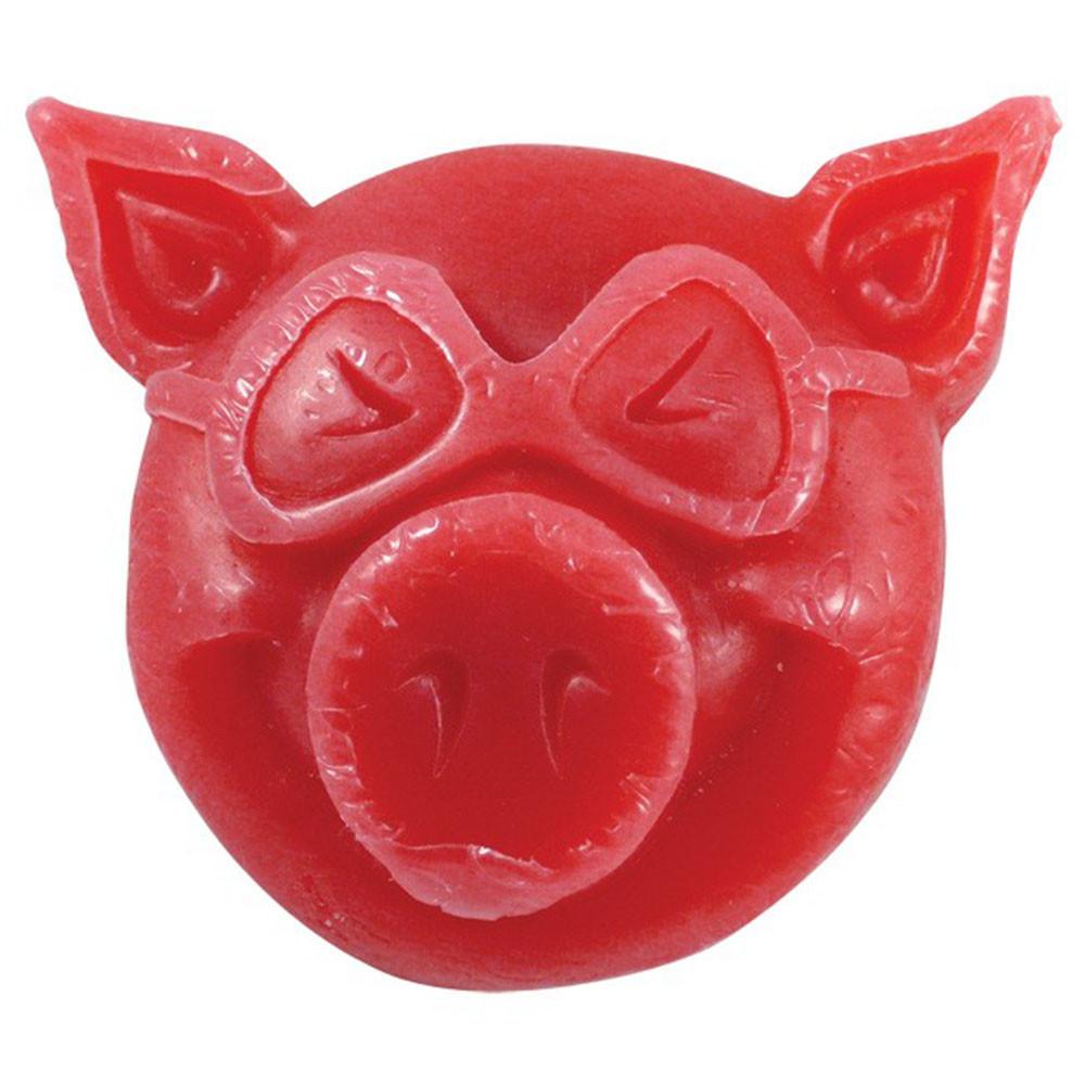 Pig Head Skateboard Wax - Red - Invisible Board Shop