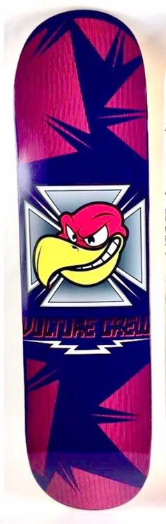 Vulture Crew Phony Hawk Skateboard Deck - Invisible Board Shop