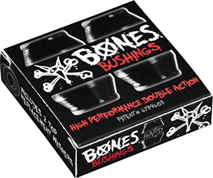 Bones Bushings - Hard - Black - Invisible Board Shop