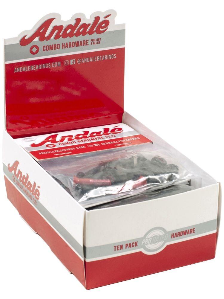 Andale Combo Hardware 7/8" Skateboard Hardware - Invisible Board Shop