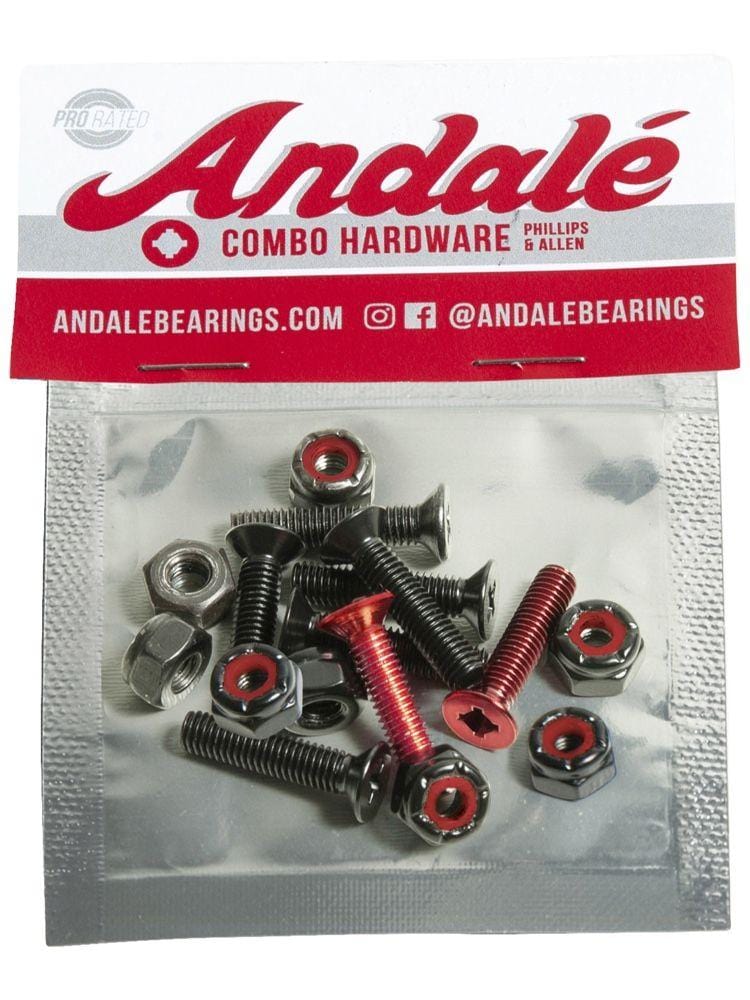 Andale Combo Hardware 7/8" Skateboard Hardware - Invisible Board Shop