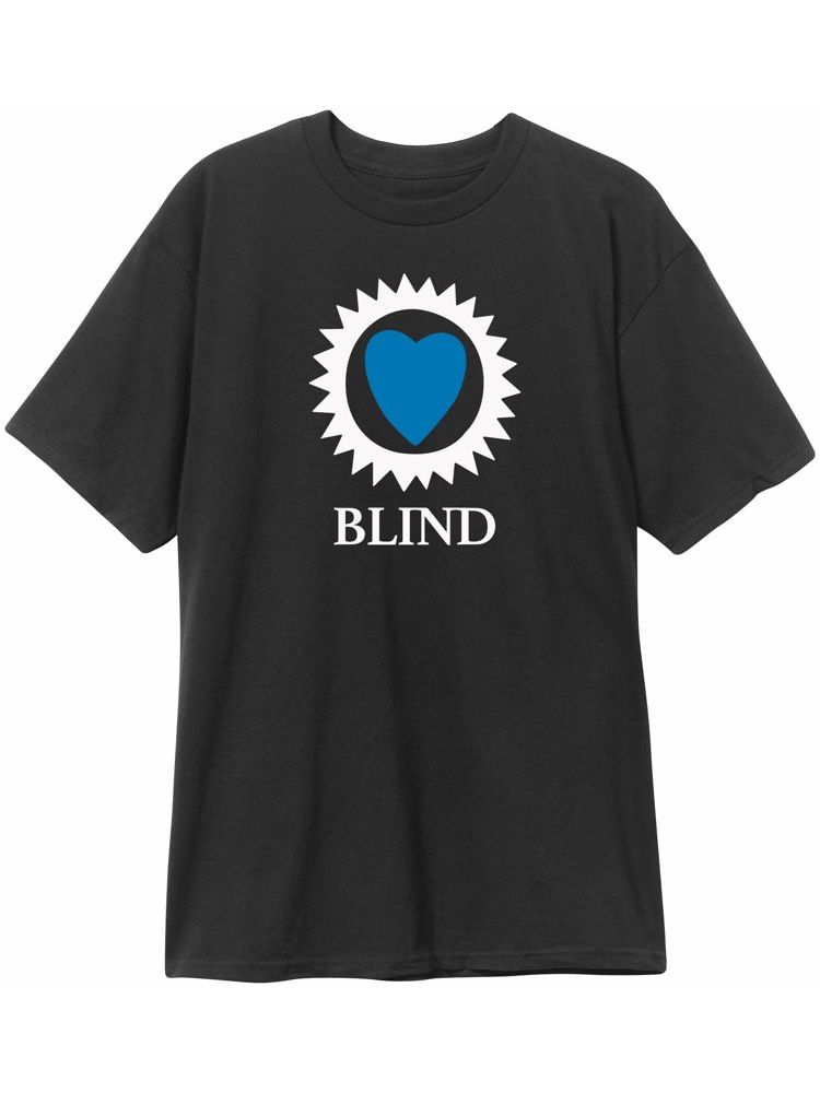 Blind Heart T-Shirt Black - Invisible Board Shop