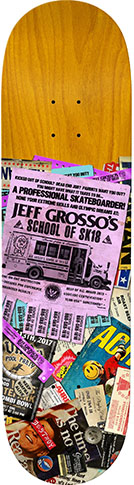 Anti-Hero Grosso School of Sk18 Skateboard Deck 8.75" - Invisible Board Shop