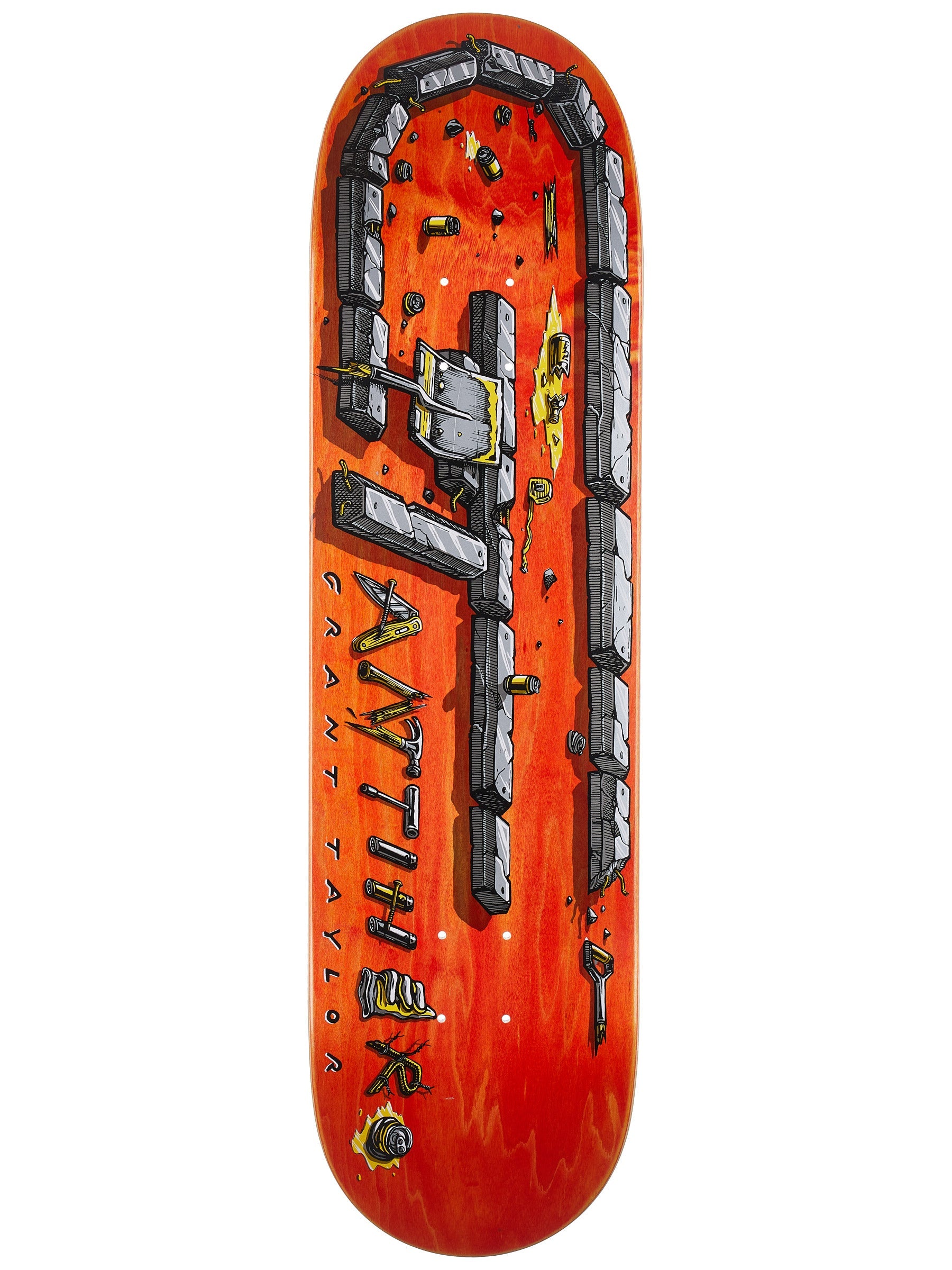 Anti-Hero Taylor Debris Skateboard Deck - 8.4" - Invisible Board Shop