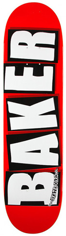 Baker Team Brand Team Logo Skateboard Deck - 8.0" - Invisible Board Shop