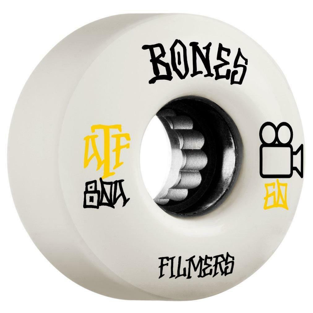 Bones ATF Filmers 80a White - Invisible Board Shop