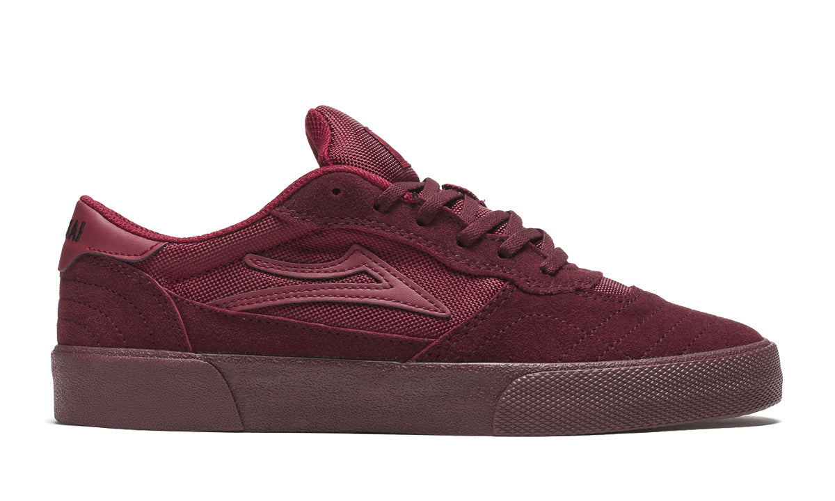 Lakai - Cambridge Burgundy Suede Skateboard Shoes - Invisible Board Shop