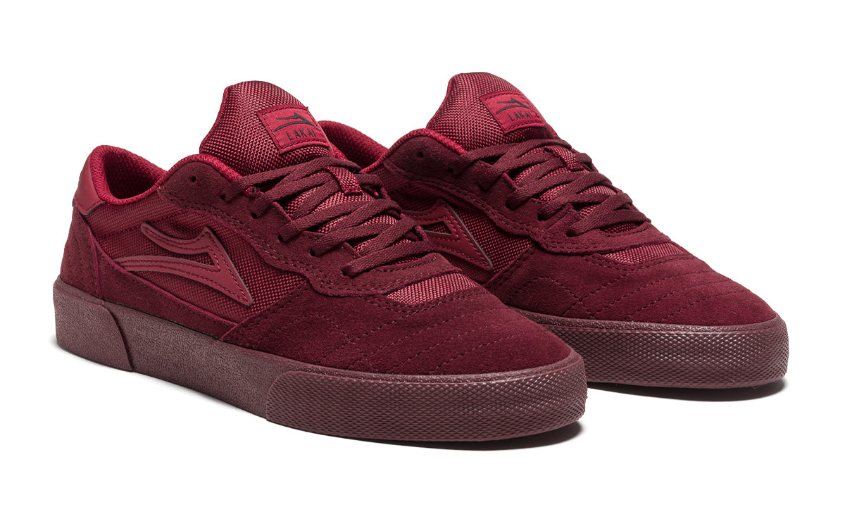 Lakai - Cambridge Burgundy Suede Skateboard Shoes - Invisible Board Shop