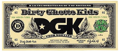 DGK Buck Sticker - Invisible Board Shop