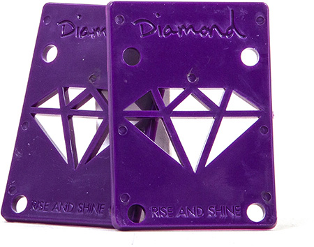 Diamond Rise & Shine Risers Purple 1/8" - Invisible Board Shop