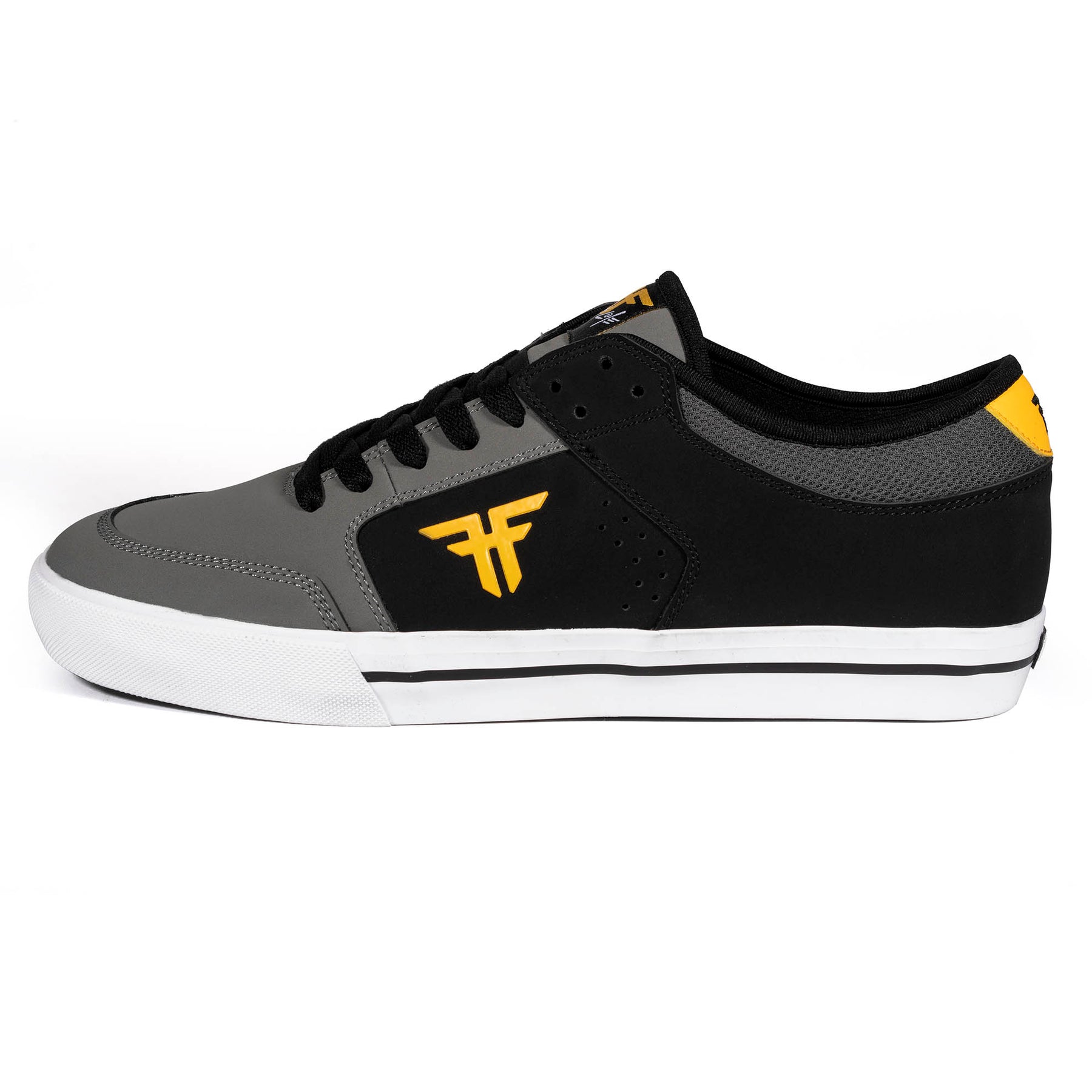 Fallen Skateboard Shoes Chris Cole Ripper Black/Gray/Yellow - Invisible Board Shop