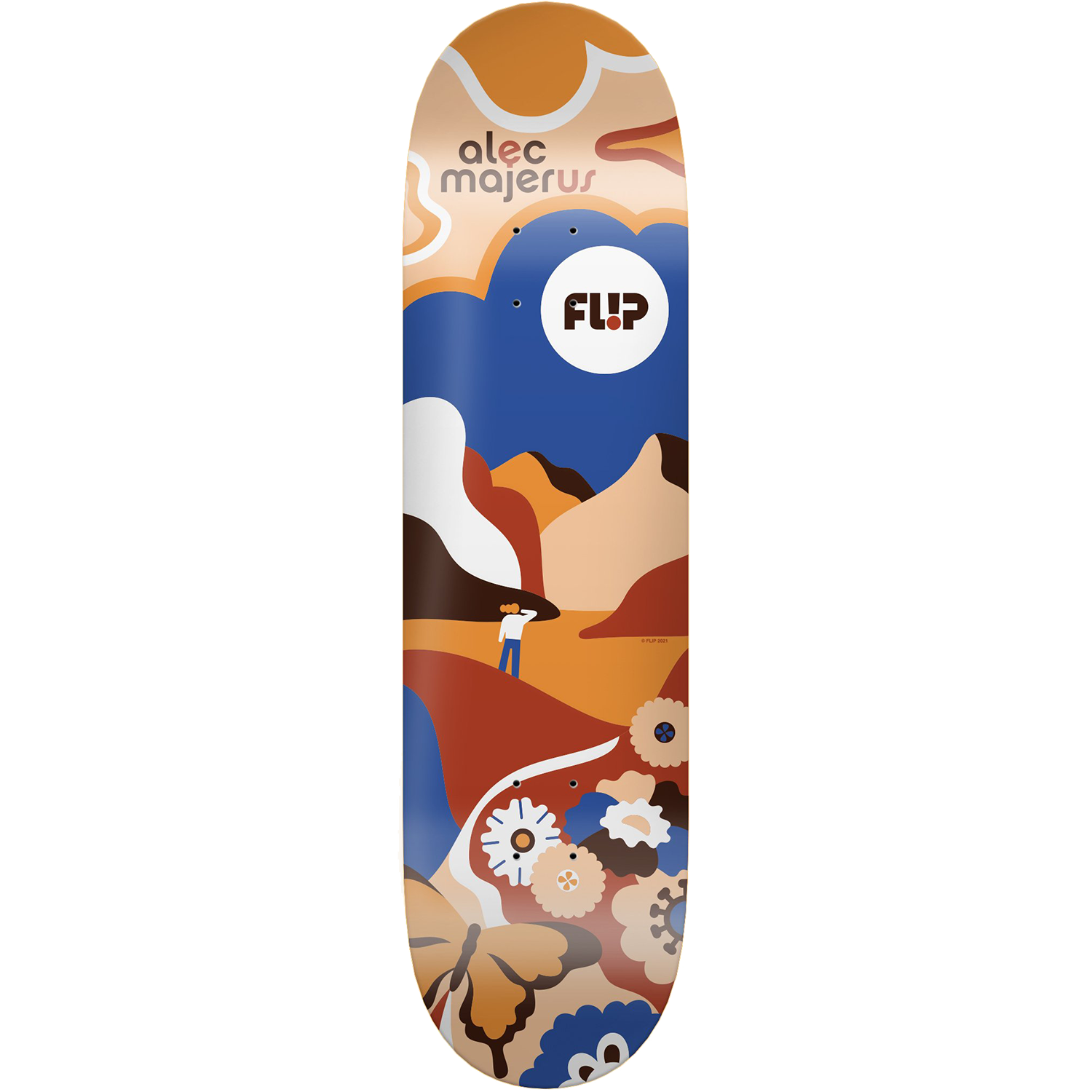 Flip Alec Majerus Kaja Skateboard Deck - 8.0" - Invisible Board Shop