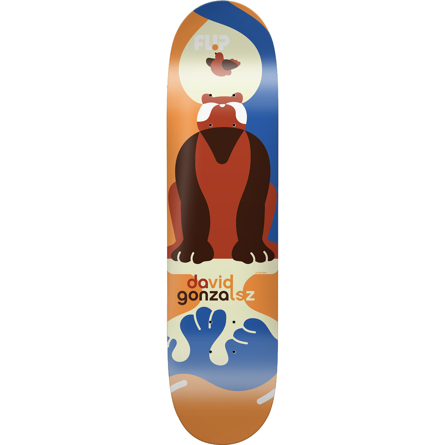 Flip David Gonzalez Kaja Skateboard Deck - 8.0" - Invisible Board Shop