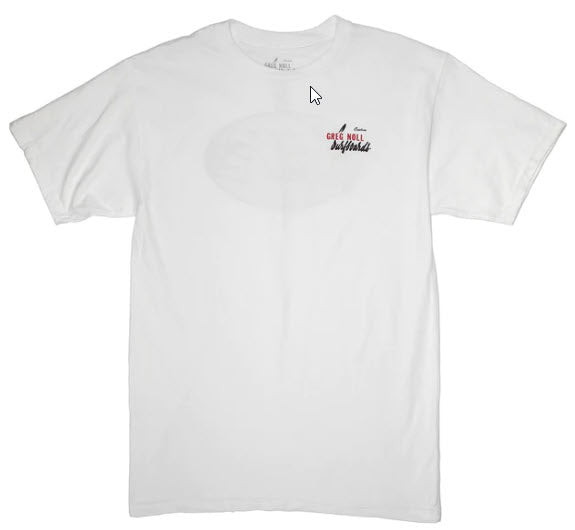 Greg Noll Classic Oval Short Sleeve T-Shirt White - Invisible Board Shop