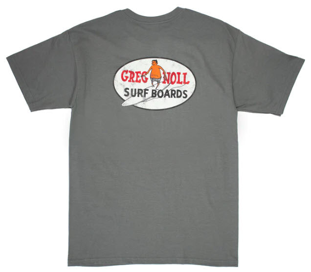 Greg Noll Fatman Short Sleeve T-Shirt Charcoal - Invisible Board Shop