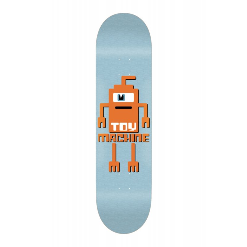 Toy Machine Skateboard Deck Binary Sect Orange 8.0 - Invisible Board Shop