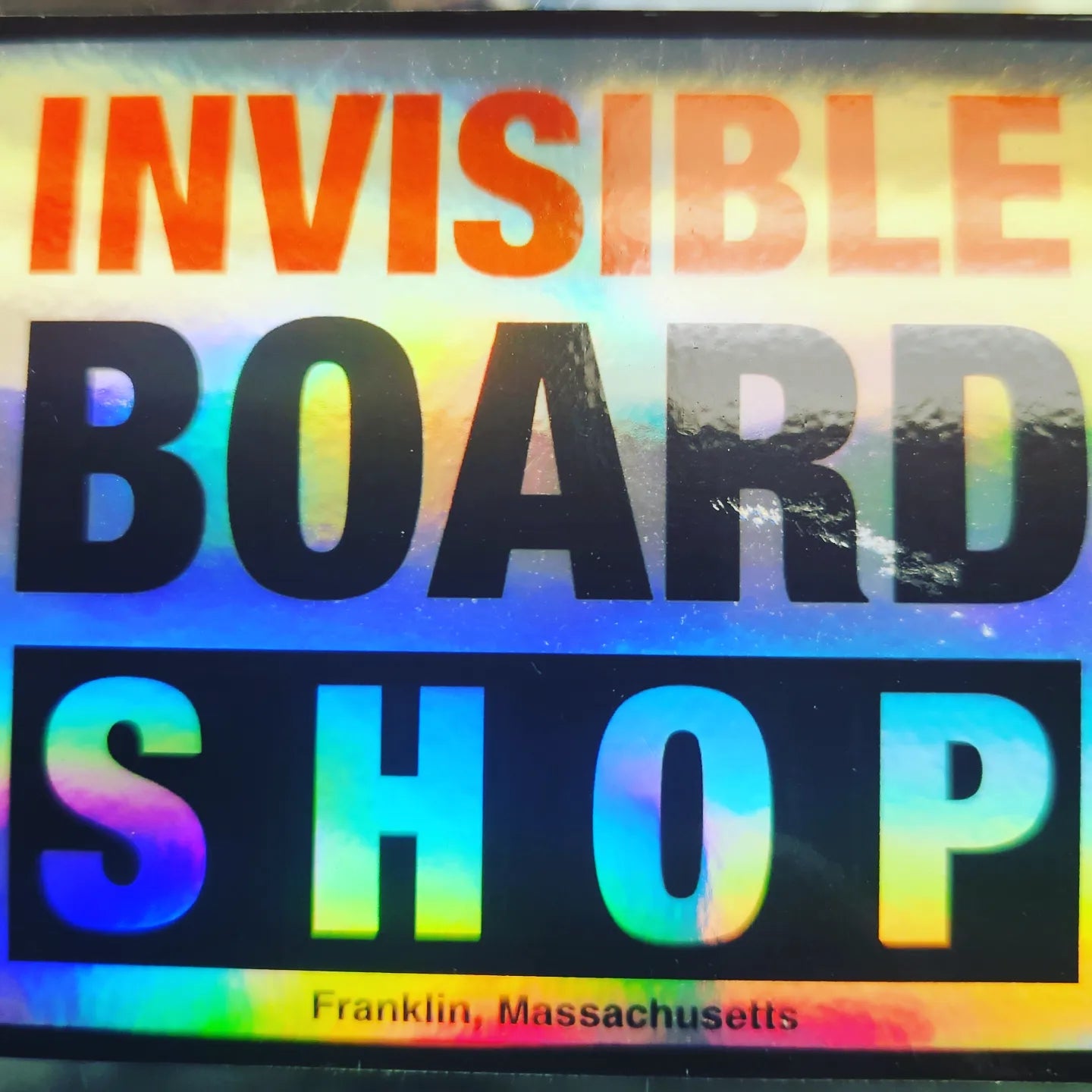 Invisible Board Shop Vision Hologram Sticker - Invisible Board Shop