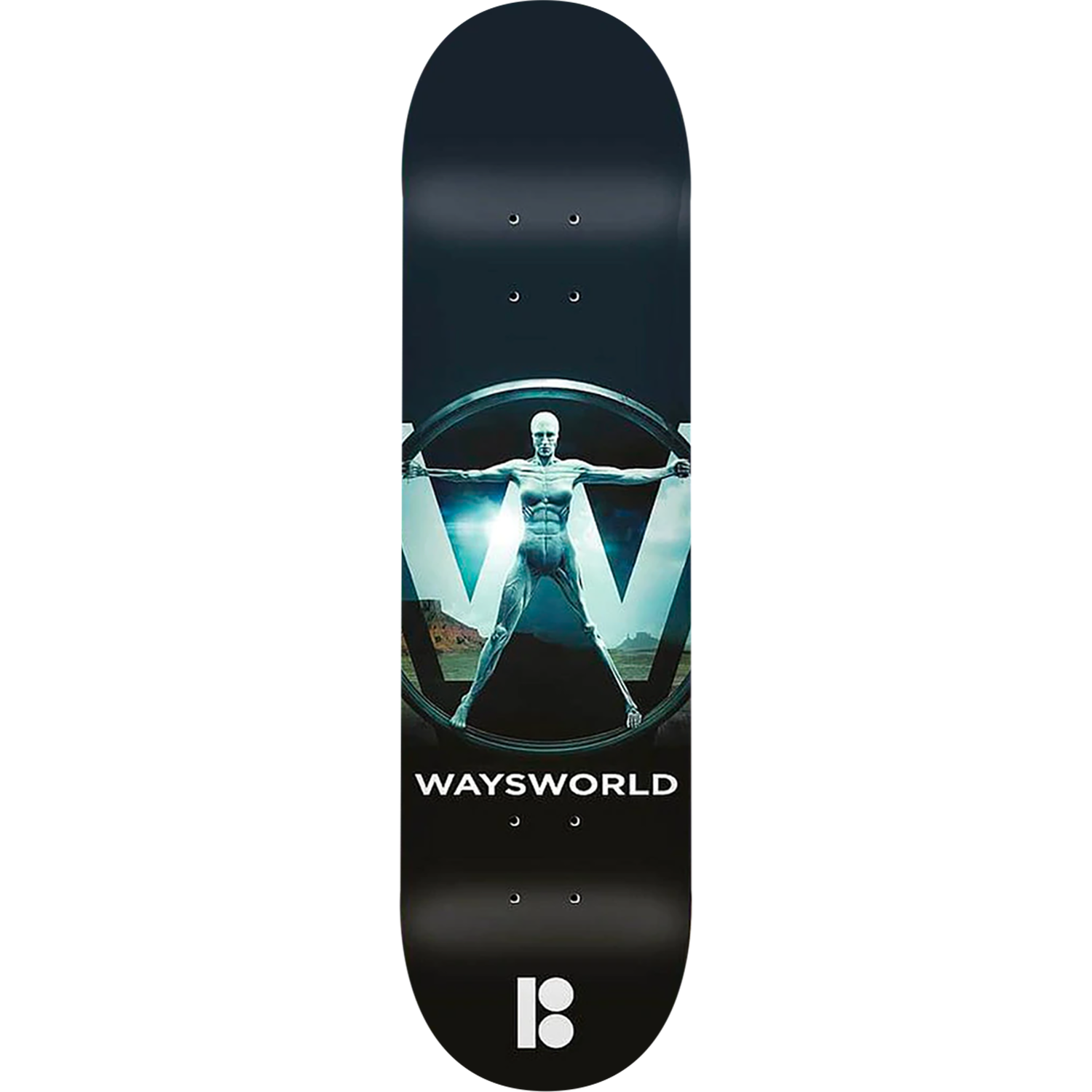 Plan B Danny Way - Waysworld Skateboard Deck - Invisible Board Shop