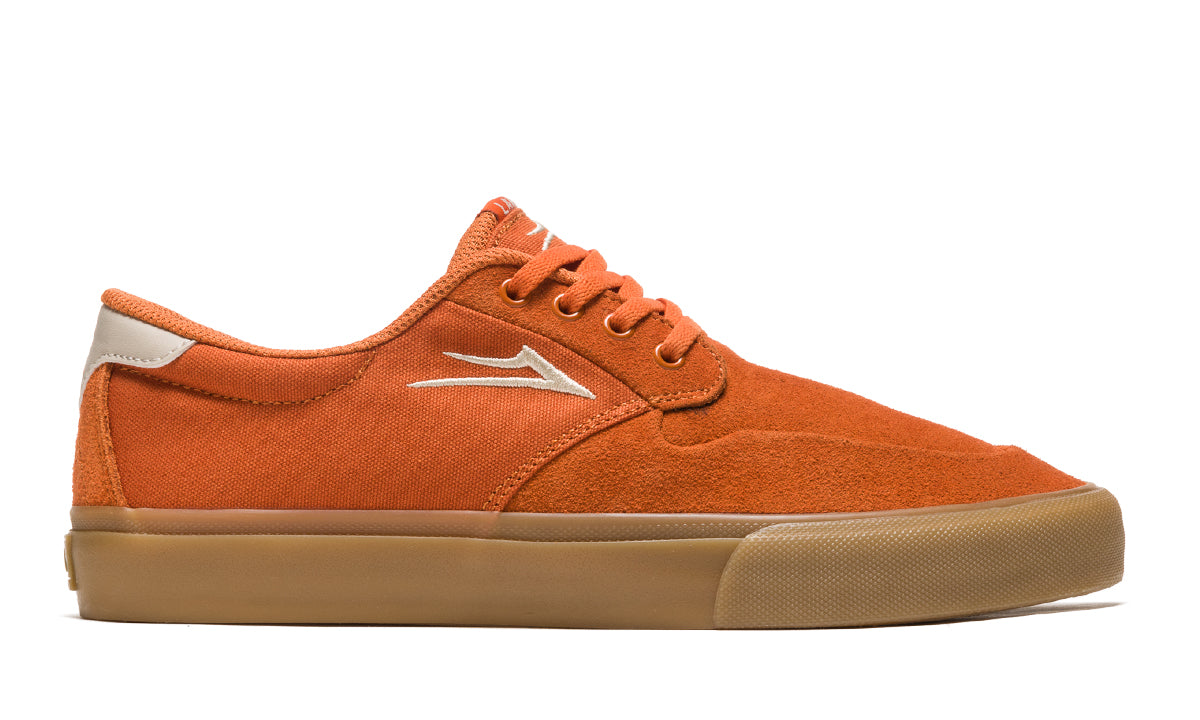 Lakai - Cambridge Orange Suede Skateboard Shoes - Invisible Board Shop