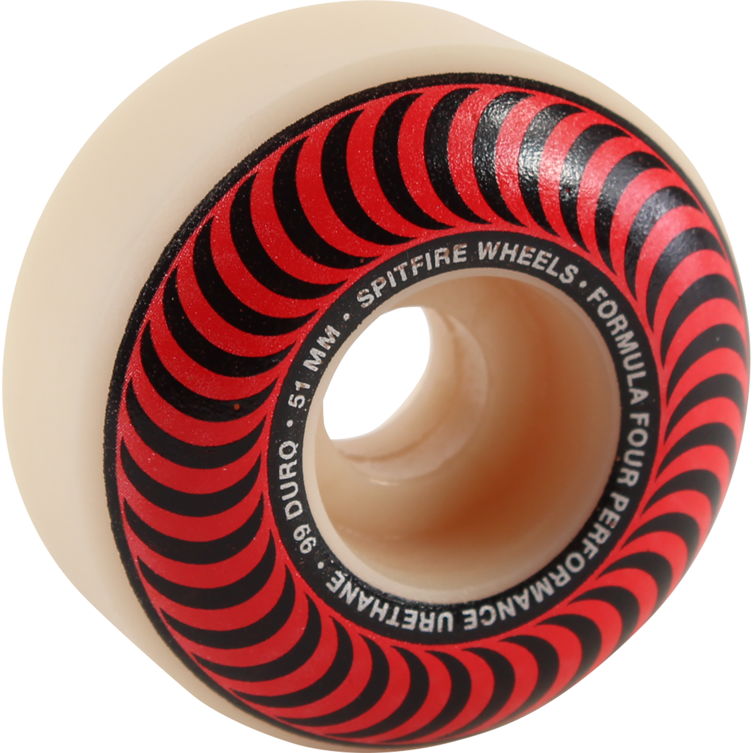 Spitfire Formula Four Classic 51MM 99a Skateboard Wheels - Invisible Board Shop