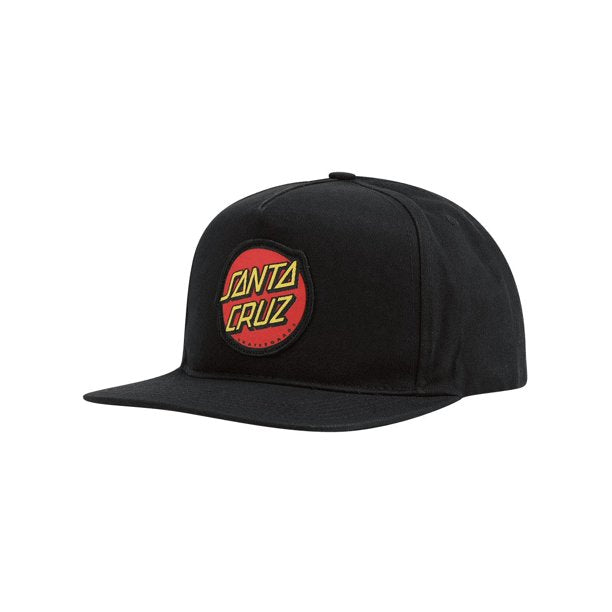 Santa Cruz Classic Dot Hat - Black - Invisible Board Shop