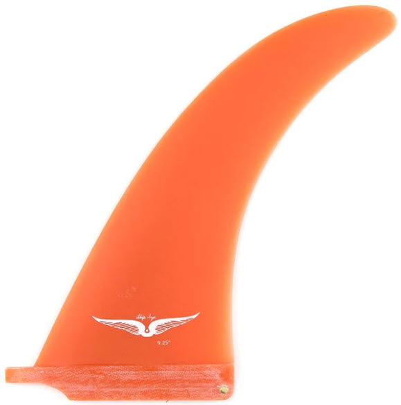 True Ames Single Fin - Skip Frye Longboard Fin - 9.25" Orange - Invisible Board Shop