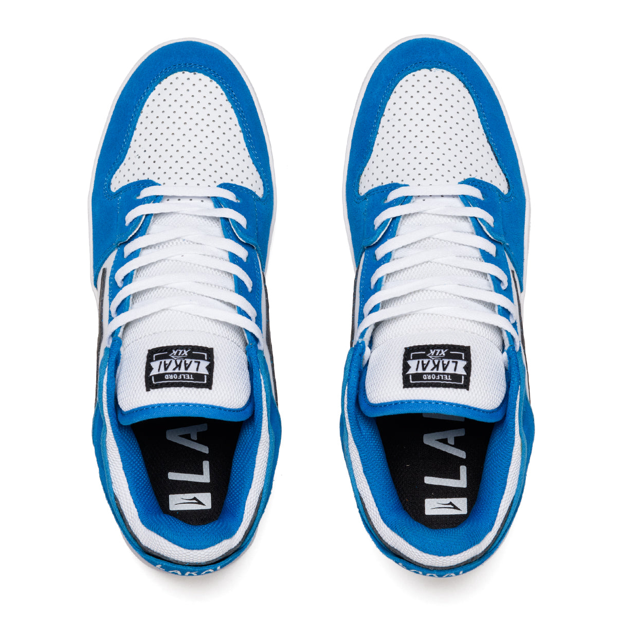 Lakai - Telford Low Moroccan Blue Suede Skateboard Shoes - Invisible Board Shop