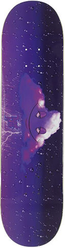 Thank You Team Head In The Clouds Purple Rain Skateboard Deck - 8.25" - Invisible Board Shop