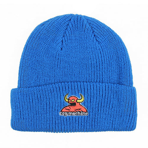 Toy Machine Monster Beanie Blue - Invisible Board Shop