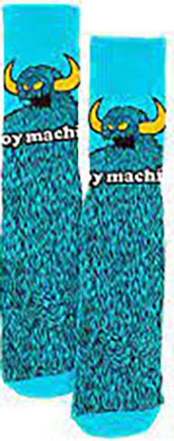 Toy Machine Furry Monster Socks Aqua - Invisible Board Shop