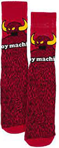 Toy Machine Furry Monster Socks Red - Invisible Board Shop