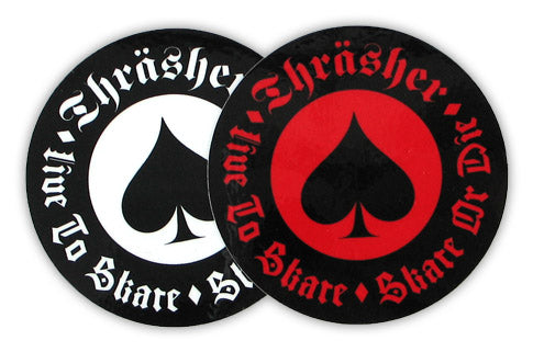 Thrasher Oath Sticker - Invisible Board Shop