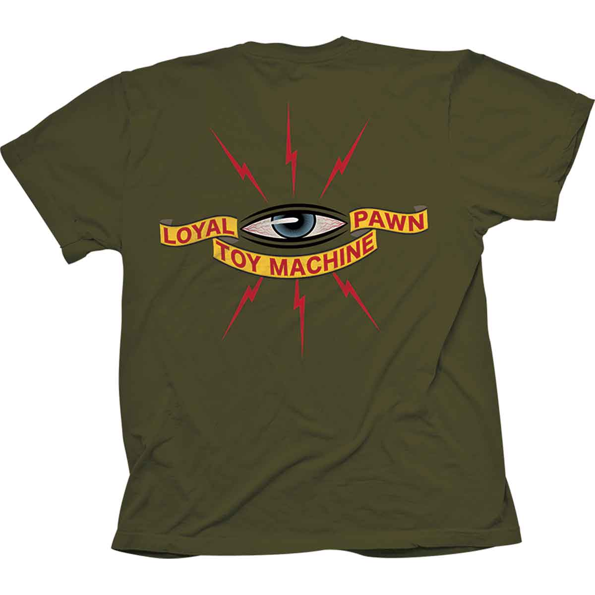 Toy Machine Loyal Pawn Military Green T-Shirt - Invisible Board Shop