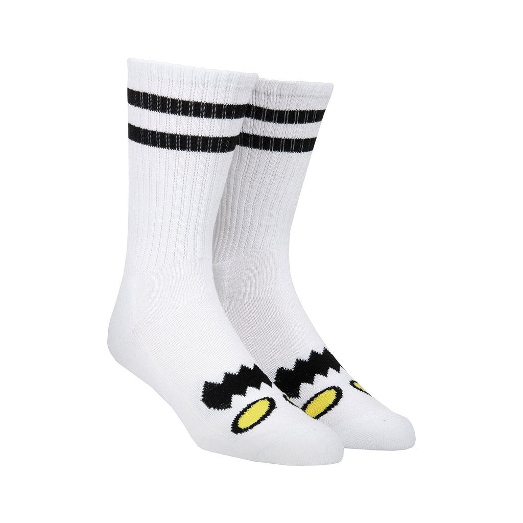 Toy Machine Monster Face Socks - Black - Invisible Board Shop