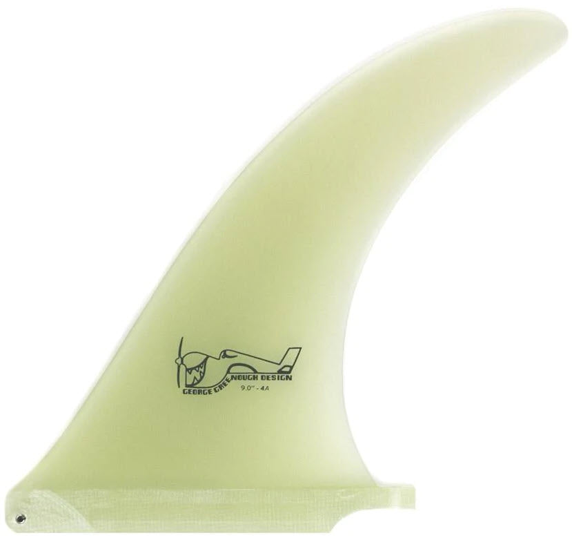 True Ames Single Fin - GG Longboard Fin - 9" Clear - Invisible Board Shop