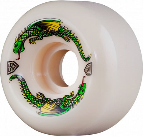 Powell Dragon Formula Skateboard Wheels Green Dragon 56 MM 93A - Invisible Board Shop