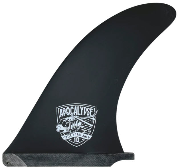 True Ames Single Fin - Yater Apocolypse - 9.5" Black - Invisible Board Shop