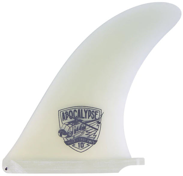 True Ames Single Fin - Yater Apocolypse - 9.5" Clear - Invisible Board Shop