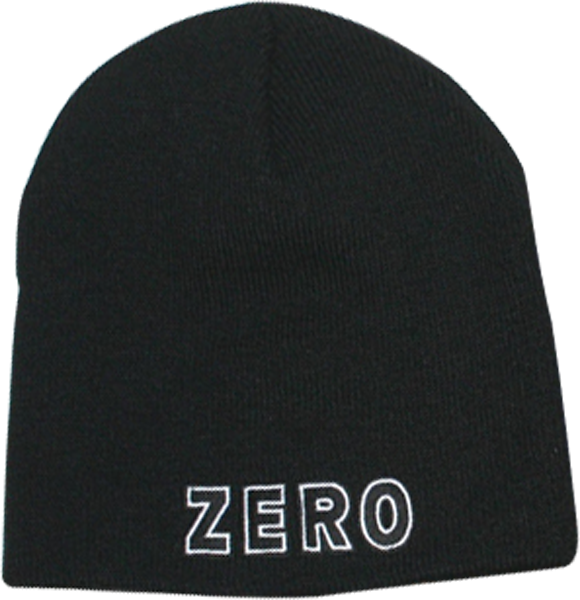 Zero Bold Beanie - Black - Invisible Board Shop