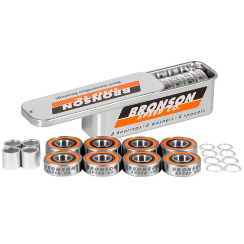Bronson Speed CO G3 Skateboard Bearings - Invisible Board Shop