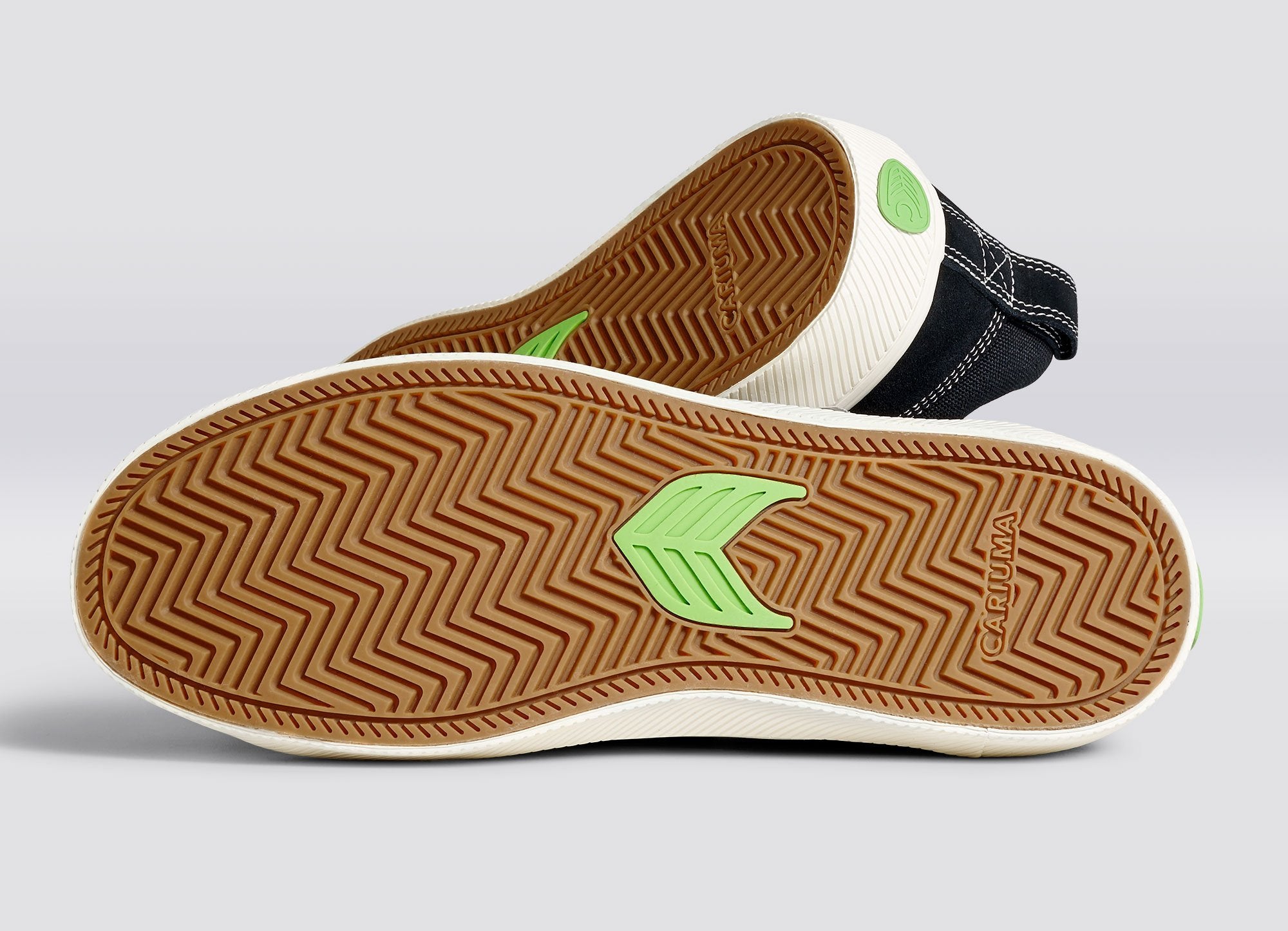Cariuma Catiba Pro Skate Shoe Black Suede Ivory Logo Sneaker - Men - Invisible Board Shop