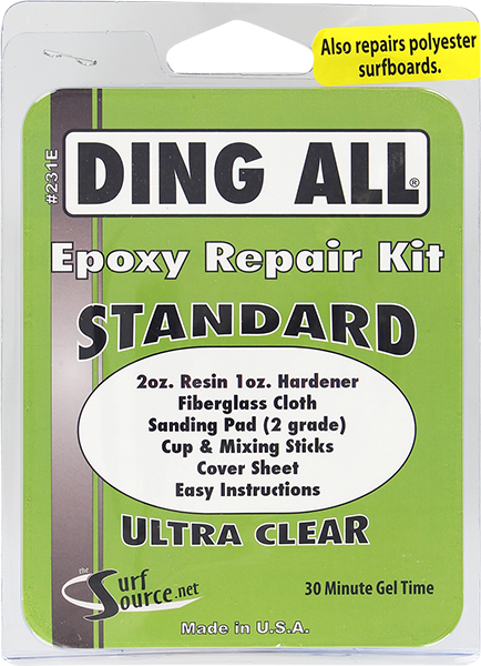 Ding All 3 Oz Standard Epoxy Repair Kit for Epoxy and Polyester Surfboards Repairs - Invisible Board Shop