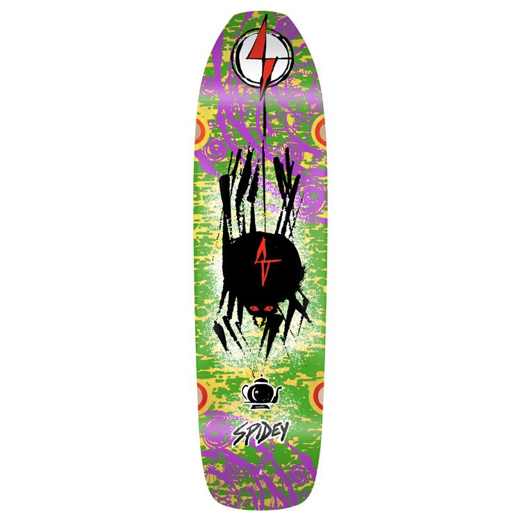 Foundation Skateboard Deck Spidey Demontrond Teapot Shaped Deck 9.0 - Invisible Board Shop