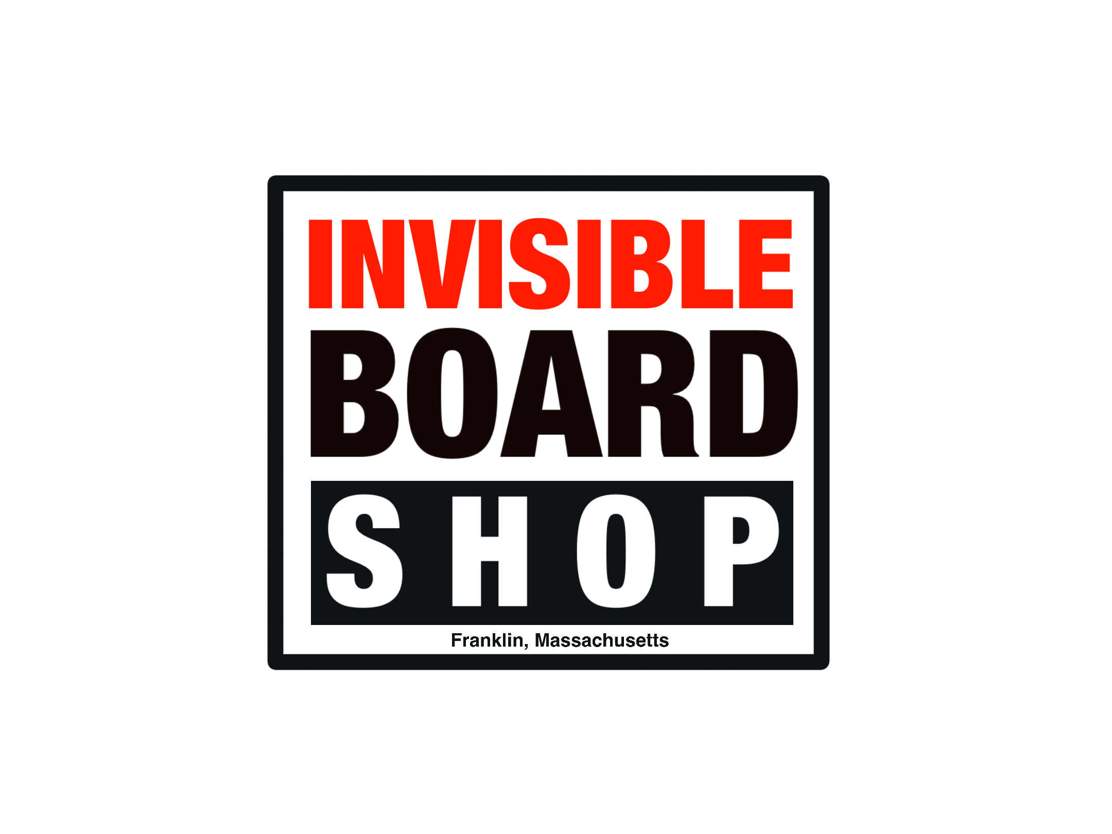 Invisible Board Shop (Vision) Sticker - Invisible Board Shop