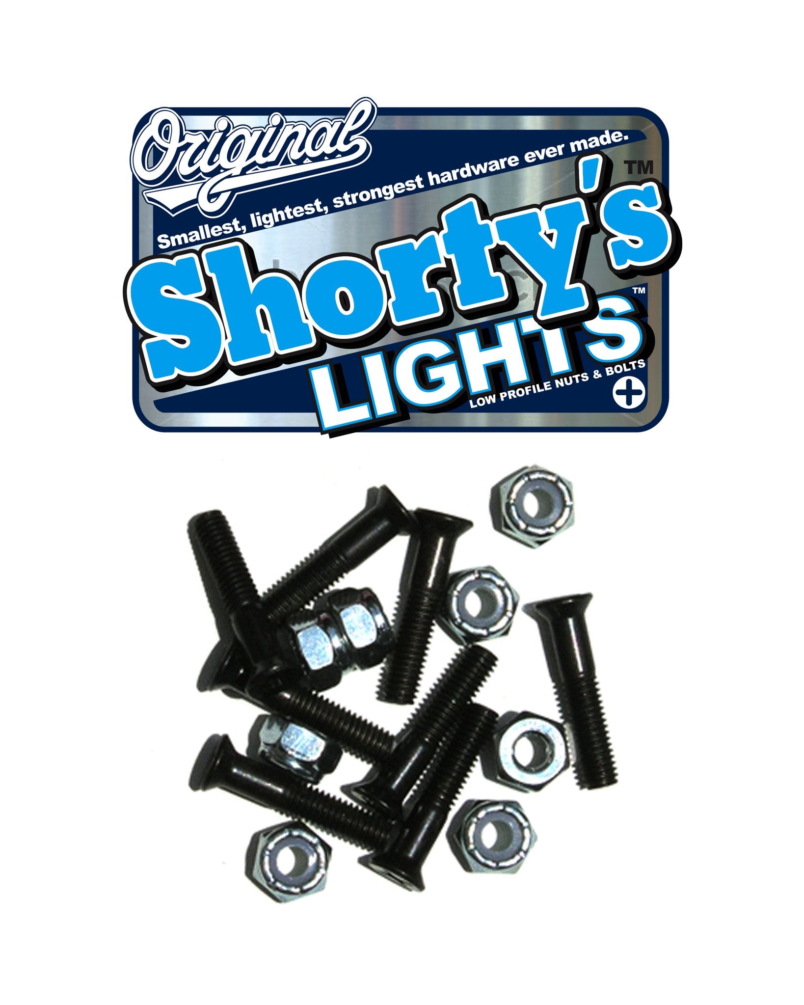 Shorty's Lights Skateboard Hardware 7/8" Philips - Invisible Board Shop