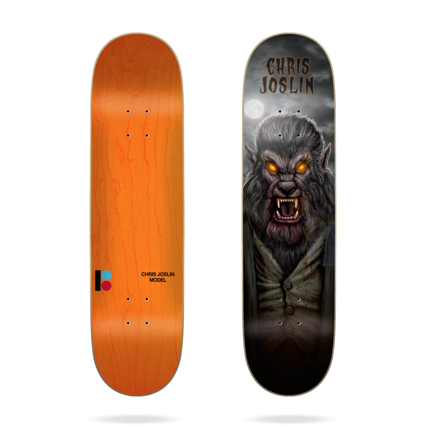 Plan B Joslin Werewolf Skateboard Deck - 8.0" - Invisible Board Shop
