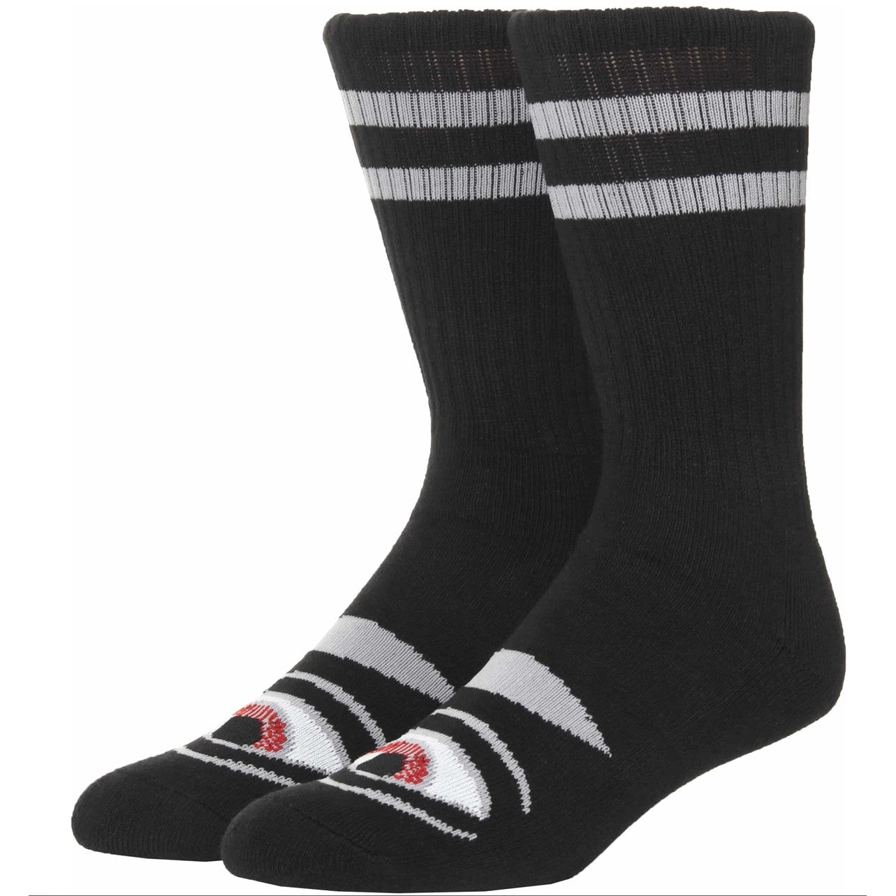Toy Machine Sect Eye Socks Black - Invisible Board Shop