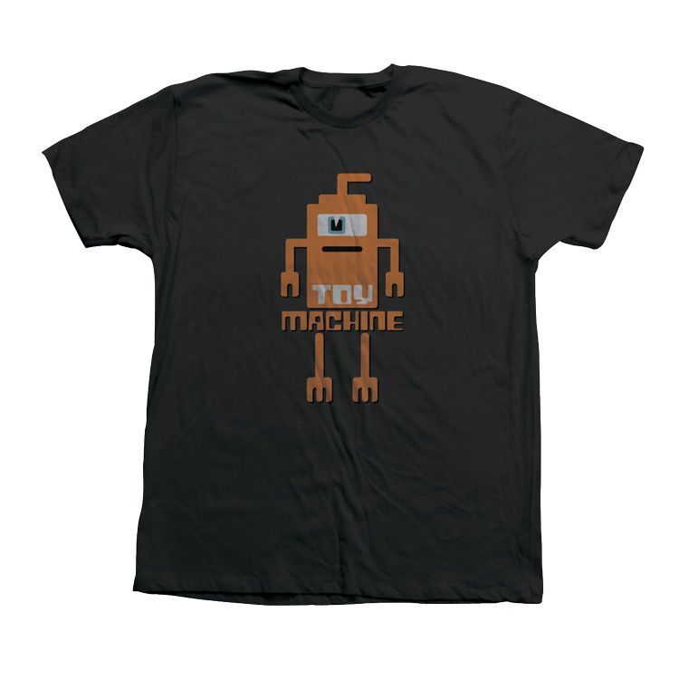 Toy Machine Binary Black Short Sleeve T-Shirt - Invisible Board Shop