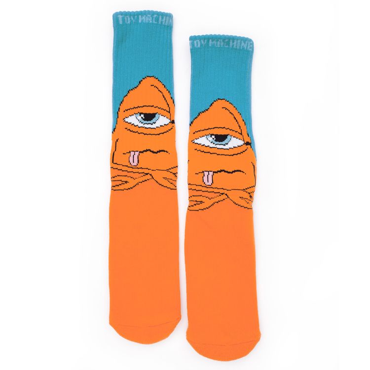 Toy Machine Bored Sect Socks - Blue - Invisible Board Shop