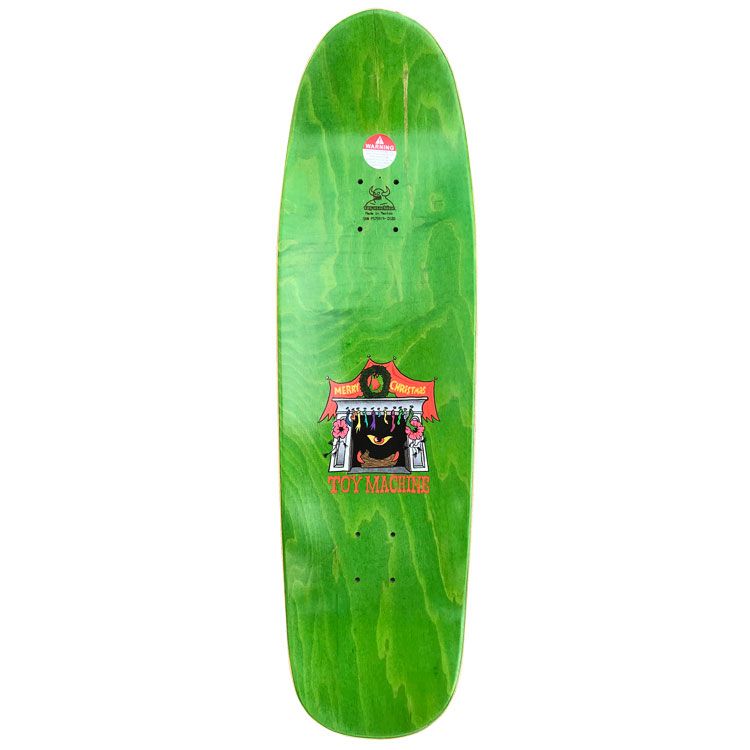 Toy Machine Skateboard Deck Sect Grinch Christmas 9.13 - Invisible Board Shop